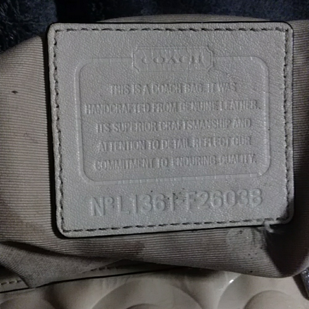 Leather coach purse - Picture 1 of 4